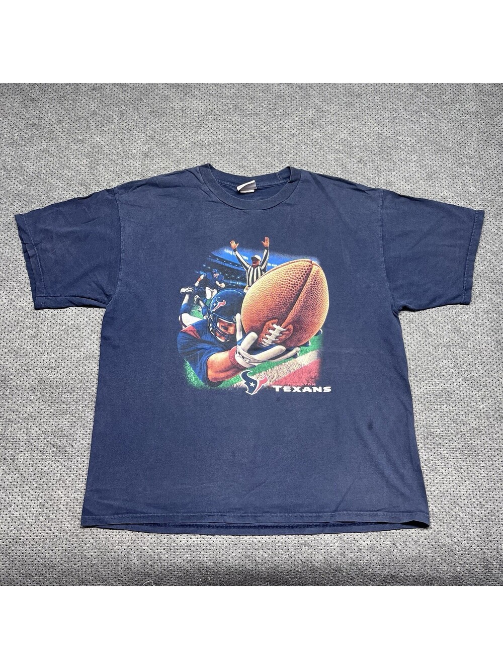 Vintage 00s Houston Texans T-Shirt XL National Football League Rare Men’s Navy